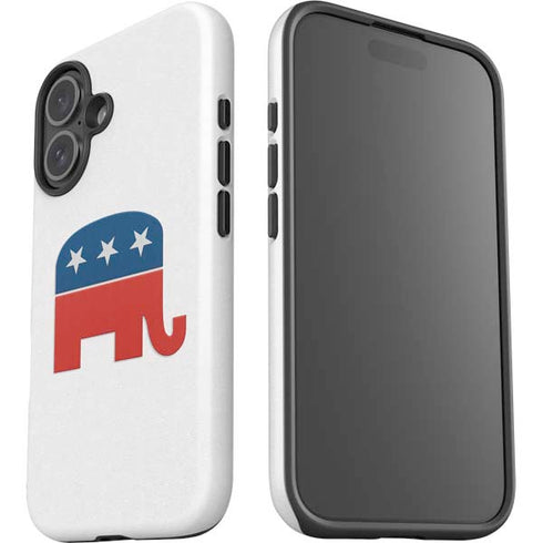 Republican Elephant iPhone 16 Plus Impact Case