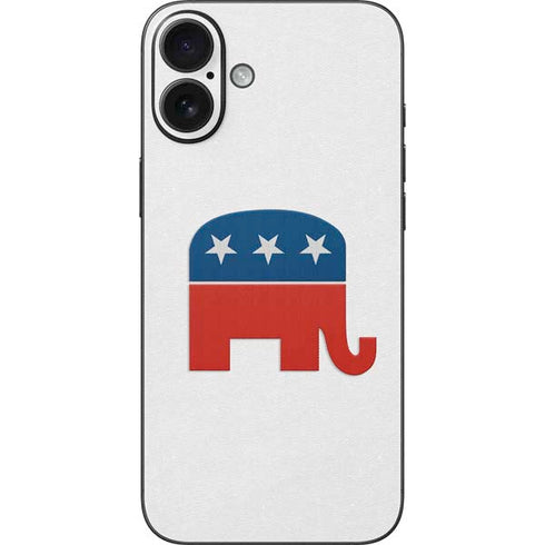 Republican Elephant iPhone 16 Plus Skin