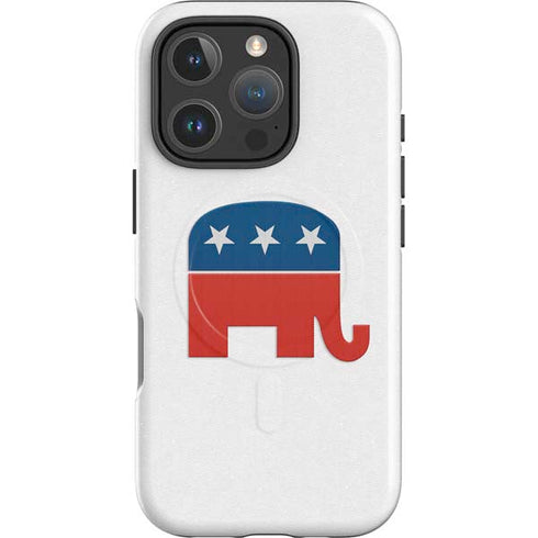 Republican Elephant iPhone 16 Pro Magsafe Impact Case