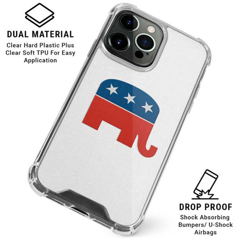 Republican Elephant iPhone 16 Pro Max Clear Case