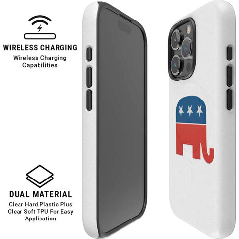 Republican Elephant iPhone 16 Pro Max Magsafe Impact Case