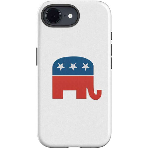 Republican Elephant iPhone 16e Impact Case