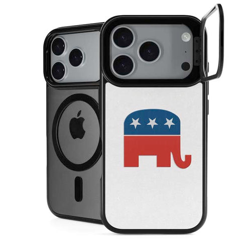 Republican Elephant iPhone 18 Pro Kickstand Case