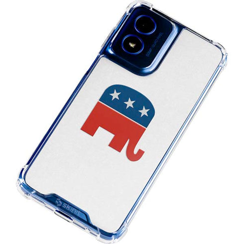 Republican Elephant Moto G 5G (2024) Clear Case