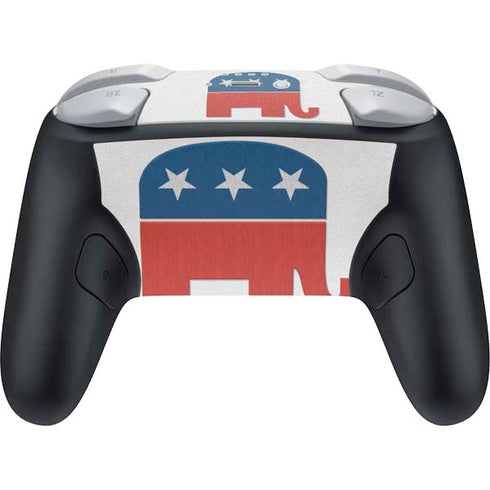 Republican Elephant Nintendo Switch 2 (2025) Pro Controller Skin