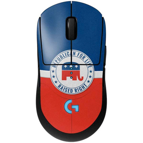 Republican For Life G Pro Wireless Gaming Mouse Skin