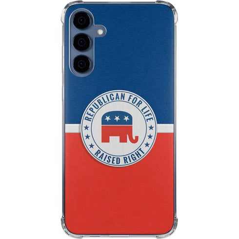Republican For Life Galaxy A35 5G Clear Case