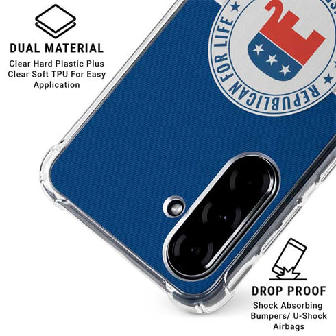 Republican For Life Galaxy A36 5G Clear Case