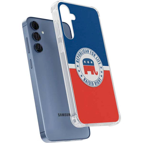Republican For Life Galaxy A55 5G Clear Case