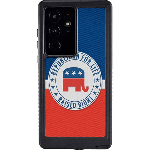 Republican For Life Galaxy S24 Ultra Waterproof Case