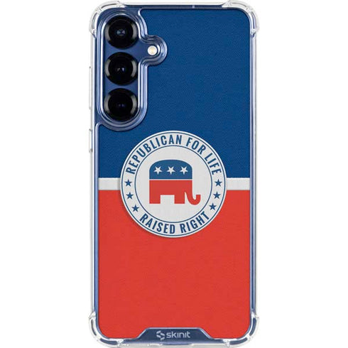 Republican For Life Galaxy S25 Clear Case