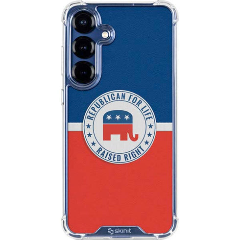 Republican For Life Galaxy S25 Plus Clear Case