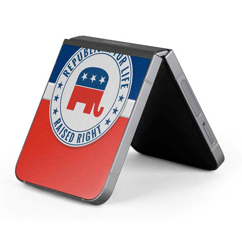 Republican For Life Galaxy Z Flip6 Skin