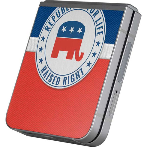 Republican For Life Galaxy Z Flip6 Skin