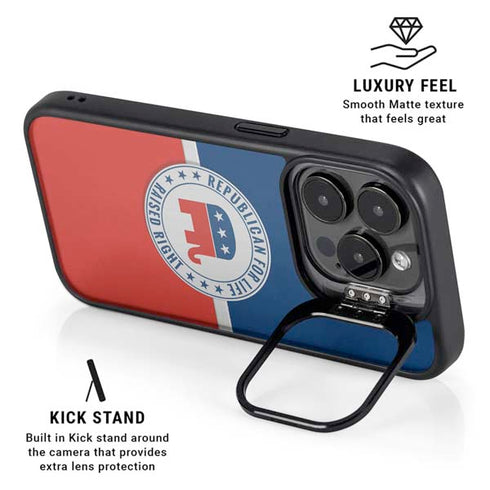 Republican For Life iPhone 14 Pro Max Kickstand Case