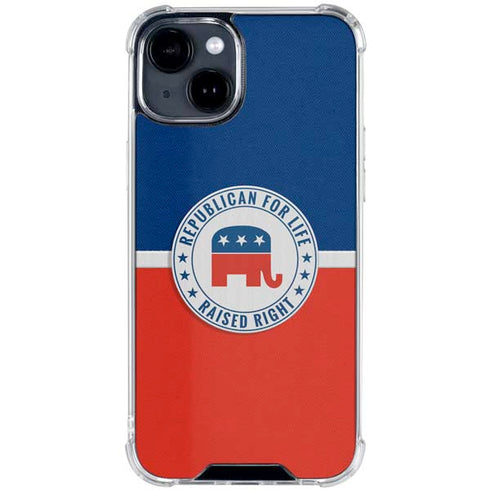 Republican For Life iPhone 15 Clear Case