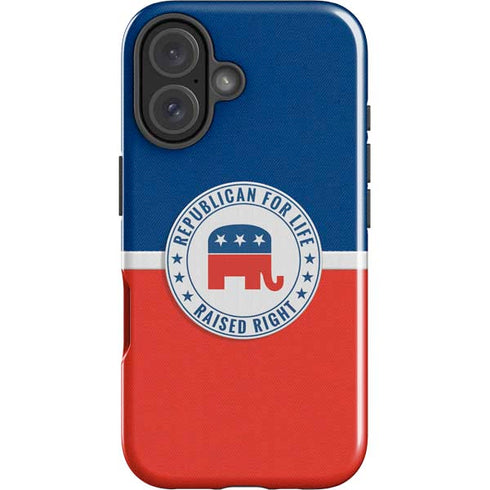 Republican For Life iPhone 16 Impact Case