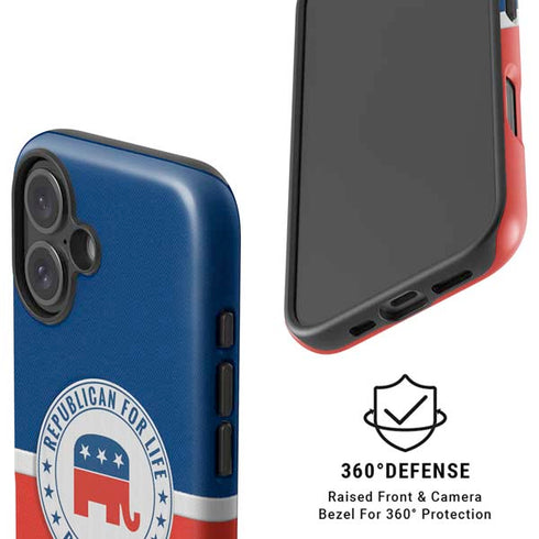 Republican For Life iPhone 16 Magsafe Impact Case