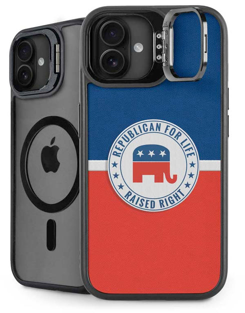 Republican For Life iPhone 16 Plus Kickstand Case