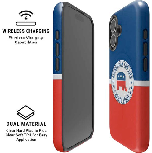 Republican For Life iPhone 16 Plus Magsafe Impact Case