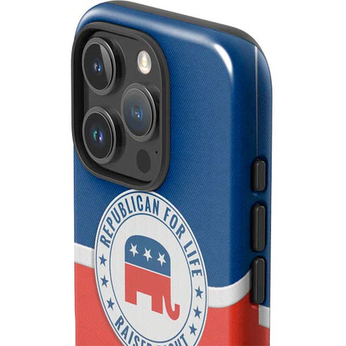Republican For Life iPhone 16 Pro Impact Case
