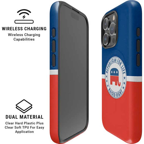 Republican For Life iPhone 16 Pro Magsafe Impact Case
