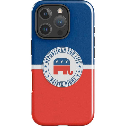 Republican For Life iPhone 16 Pro Max Impact Case