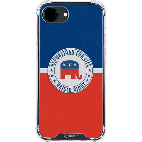 Republican For Life iPhone 16e Clear Case