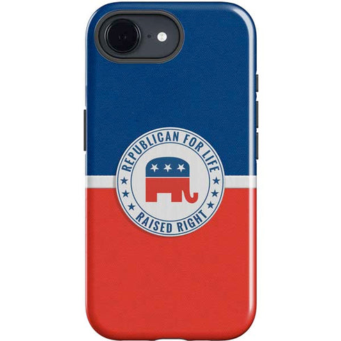 Republican For Life iPhone 16e Impact Case