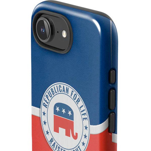 Republican For Life iPhone 16e Impact Case