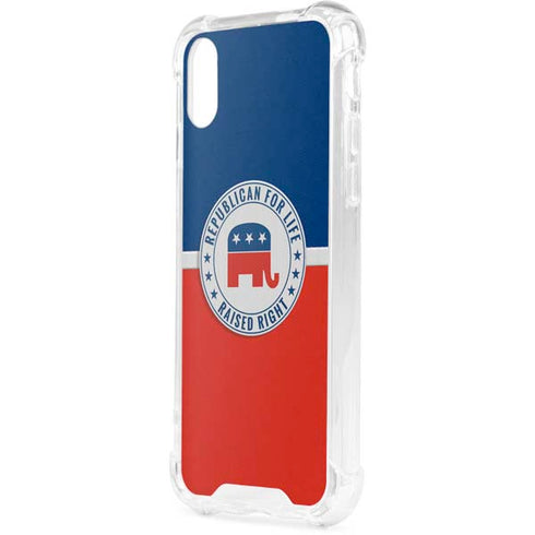 Republican For Life iPhone XS Clear Case