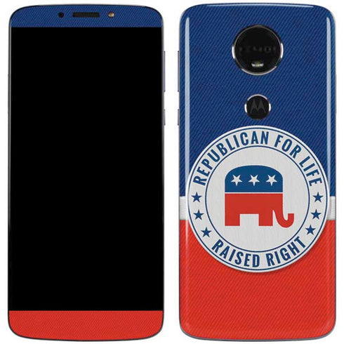 Republican For Life Moto E5 Plus Skin