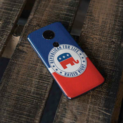 Republican For Life Moto E5 Plus Skin