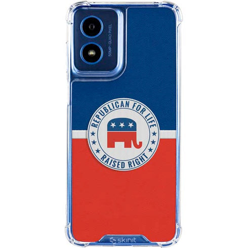 Republican For Life Moto G 5G (2024) Clear Case