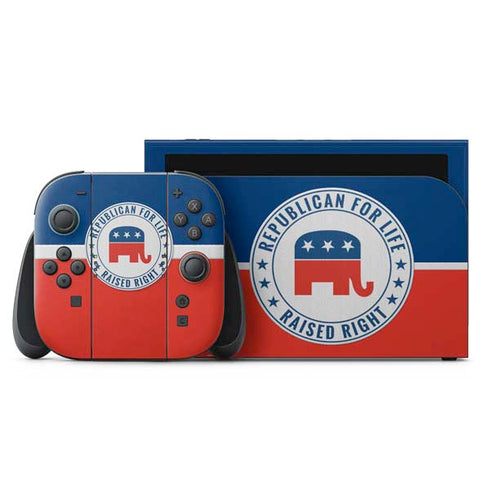 Republican For Life Nintendo Switch 2 (2025) with Joy-Con Skin