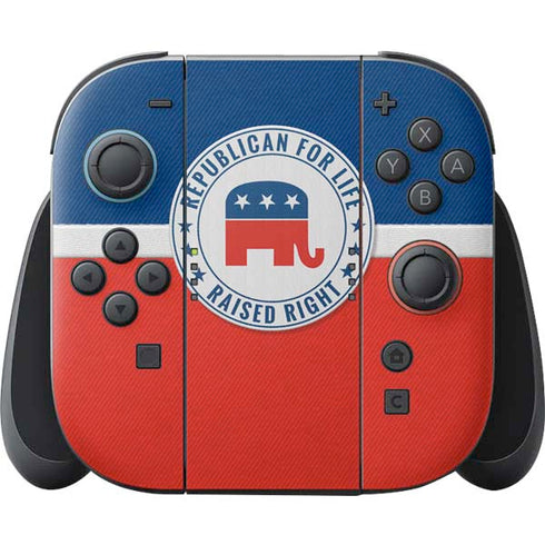 Republican For Life Nintendo Switch 2 (2025) Joy-Con Controller Skin