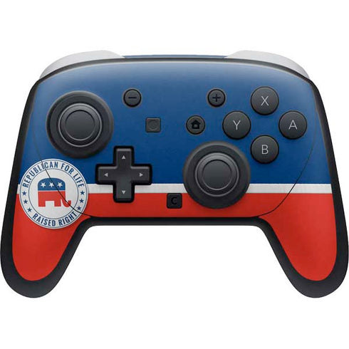 Republican For Life Nintendo Switch 2 (2025) Pro Controller Skin