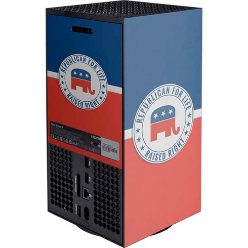 Republican For Life XBox Series X Digital Edition Console Skin