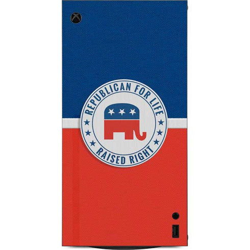 Republican For Life XBox Series X Digital Edition Console Skin