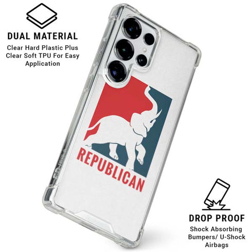 Republican Galaxy S25 Ultra Clear Case