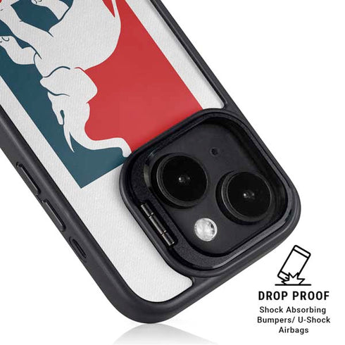 Republican iPhone 15 Plus Kickstand Case