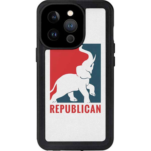 Republican iPhone 15 Pro Waterproof Case