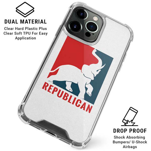 Republican iPhone 16 Pro Max Clear Case