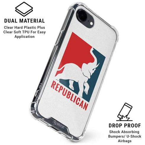 Republican iPhone 16e Clear Case