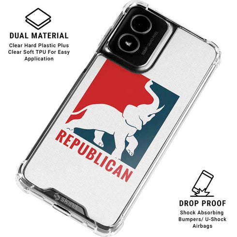 Republican Moto G Power 5G (2024) Clear Case