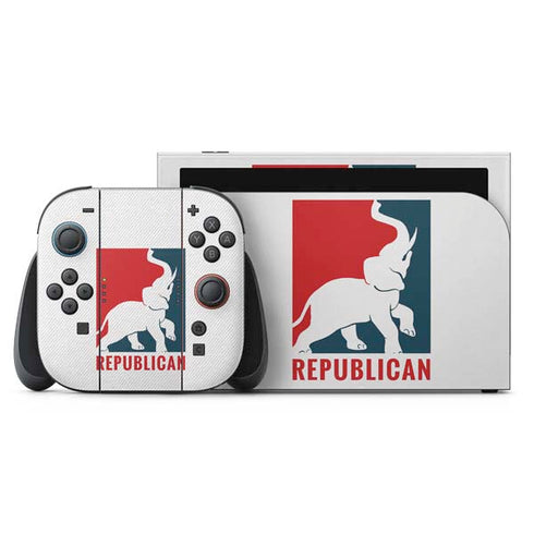 Republican Nintendo Switch 2 (2025) with Joy-Con Skin