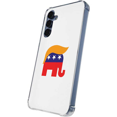 Republican Trump Hair Galaxy A35 5G Clear Case