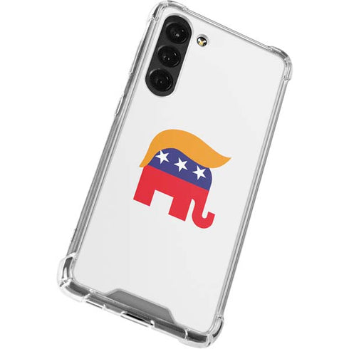 Republican Trump Hair Galaxy S24 FE Clear Case