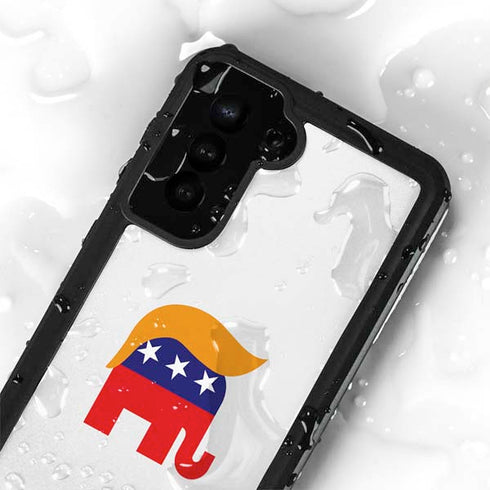 Republican Trump Hair Galaxy S24 Waterproof Case