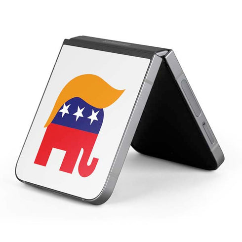 Republican Trump Hair Galaxy Z Flip6 Skin